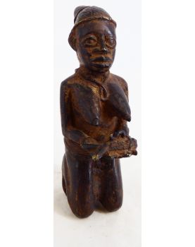 Sculpture Femme Africaine en Bronze