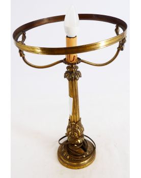 Bronze Lamp Without Opaline