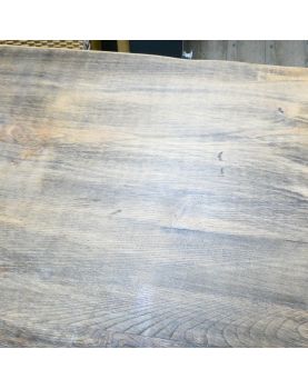 Ancienne Table Patinée Noir et Brut