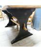 Ancienne Table Patinée Noir et Brut