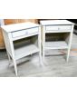 Pair of occasional furniture 1 drawer 1 niche