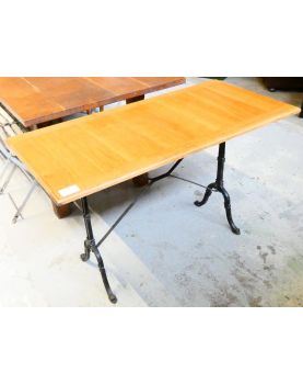 Bistro Table with Cast Iron Legs