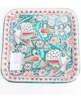 Square Earthenware Dish la MAGA S.STEFANO.C