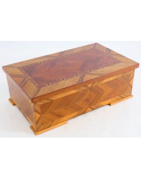 Compartmentalized Marquetry Box