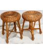 Pair of Wicker Stools