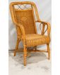 Fauteuil Dossier Haut en Osier