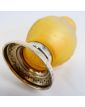 DAUM NANCY Petit Vase avec Base Monture en Argent