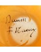 DAUM NANCY Petit Vase avec Base Monture en Argent
