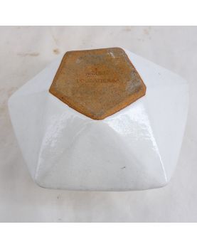 Vase Blanc Louise LOUBATIERES