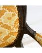 Louis XVI Wooden Armchair in Mustard Color