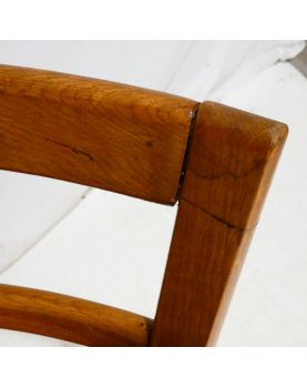 Série de 4 Chaises en Skaï Noir STOCKOLM