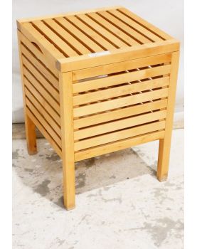 Modern Openwork Wooden Catch-All Locker