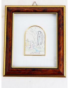 Religious Miniature Frame LOURDES