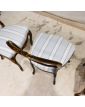 Set of 3 Napoleon III Chairs in Blackened and Gilded Wood