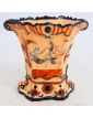 Small Porcelain Vase with Lakeside Decor Attributed to Bayeux