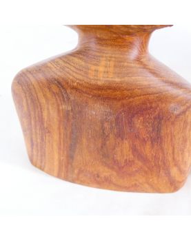 Couple Buste d’Africains en Bois
