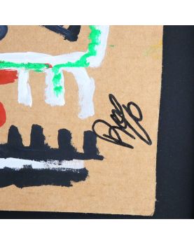 Gouache sur Carton Moderniste Signé