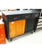 Buffet Relooké 3 Tiroirs et 2 Portes Coulissantes