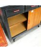 Buffet Relooké 3 Tiroirs et 2 Portes Coulissantes