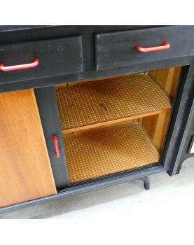 Buffet Relooké 3 Tiroirs et 2 Portes Coulissantes