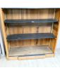 4-Tier Bookcase Restyled in Black and Natural