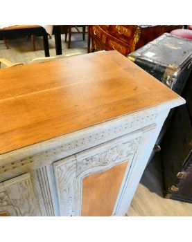 Grey and Natural Restyled Oak Sideboard with Key