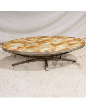 Table Basse Ovale 70 en Céramique