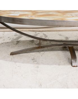 Table Basse Ovale 70 en Céramique