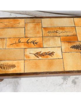 Table Basse Rectangulaire Signé LEDUC pour VALLAURIS