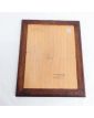 Inlaid Wooden Panel with Castle Decor R.STRAUB