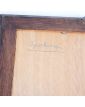 Inlaid Wooden Panel with Castle Decor R.STRAUB