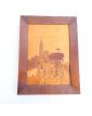 Panneau en Bois Marqueté Décor aux Cigognes