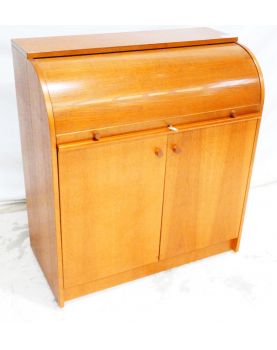 Meuble à Cylindre 2 Portes Style Scandinave avec Clé