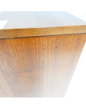 Meuble à Cylindre 2 Portes Style Scandinave avec Clé