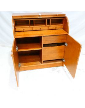 Scandinavian Style 2-Door Cylinder Cabinet with Key