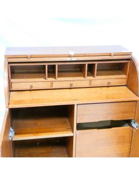 Scandinavian Style 2-Door Cylinder Cabinet with Key