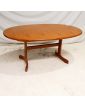 GPLAN Table Ovale avec 1 Allonge Papillon