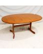 GPLAN Table Ovale avec 1 Allonge Papillon