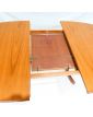 GPLAN Table Ovale avec 1 Allonge Papillon