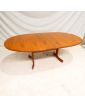 GPLAN Table Ovale avec 1 Allonge Papillon