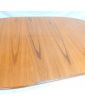 GPLAN Table Ovale avec 1 Allonge Papillon