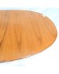 GPLAN Table Ovale avec 1 Allonge Papillon