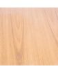 GPLAN Table Ovale avec 1 Allonge Papillon