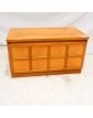 Meuble Bas TV 1 Abattant sur Roulettes Style Scandinave