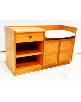 PARKER KNOLL Petit Meuble de Téléphone 1 Porte 1 Tiroir et 1 Niche