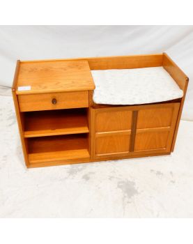 PARKER KNOLL Petit Meuble de Téléphone 1 Porte 1 Tiroir et 1 Niche