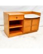 PARKER KNOLL Petit Meuble de Téléphone 1 Porte 1 Tiroir et 1 Niche