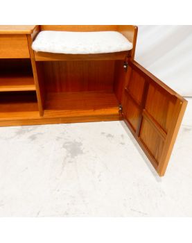 PARKER KNOLL Petit Meuble de Téléphone 1 Porte 1 Tiroir et 1 Niche