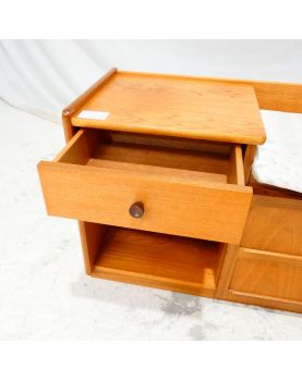 PARKER KNOLL Petit Meuble de Téléphone 1 Porte 1 Tiroir et 1 Niche