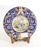 Majolica Dish with Wooden Stand